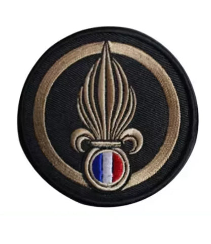 Patch Brodé Légion Étrangère France IR – Hook & Loop | Brassard, Sac à Dos & Uniforme