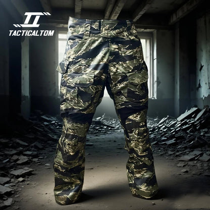 Ensemble Tactique Tom Jungle Tiger GEN3 - Vêtements de Combat Outdoor Résistants aux Déchirures, Pantalons G3 + Veste GEN3, Durable et Confortable BLACKBEARD OUTDOOR INDUSTRIES