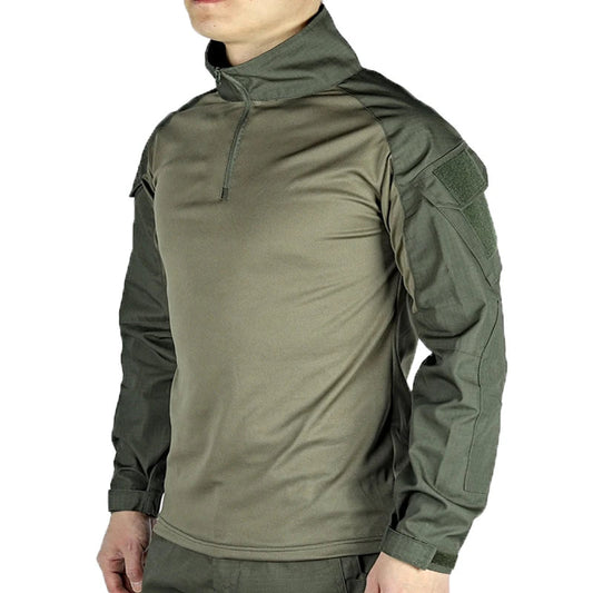 T-shirt Militaire à Manches Longues – Vêtement Tactique Respirant pour Entraînement, Chasse, Randonnée et Travail – Unisexe BLACKBEARD OUTDOOR INDUSTRIES