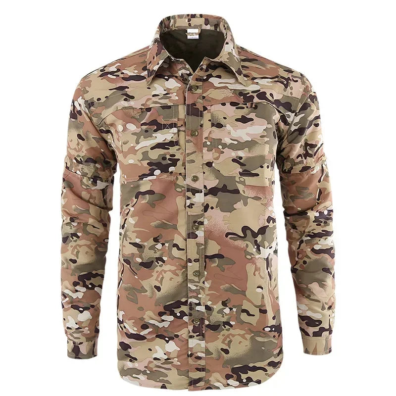 Veste Tactique Outdoor Femme – Haut Camouflage Respirant, Anti-UV, Séchage Rapide, Idéal pour la Randonnée et la Chasse - BLACKBEARD OUTDOOR INDUSTRIES