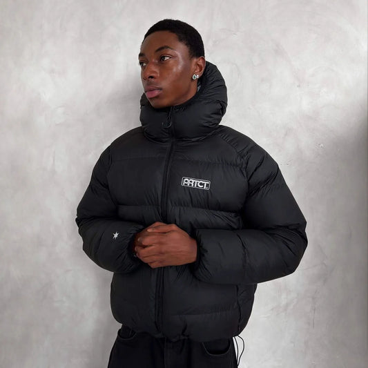 Doudoune réversible unisexe hiver à capuche - veste matelassée coupe-vent