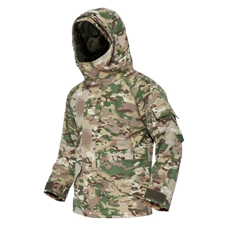Veste tactique homme 3 en 1 imperméable avec polaire amovible