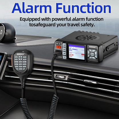 ABBREE AR-318 / AR-218 – Radio Mobile Portable VHF/UHF Double Bande 25W 128 Canaux - BLACKBEARD OUTDOOR INDUSTRIES