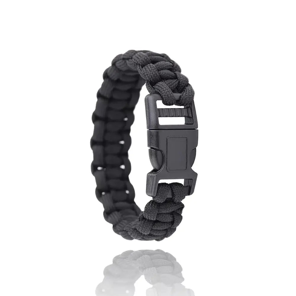 Bracelet Paracorde Tactique 7 Brins – Mode Homme – Corde de Parachute 4 mm – Survie & Urgence – Camping & Randonnée - BLACKBEARD OUTDOOR INDUSTRIES