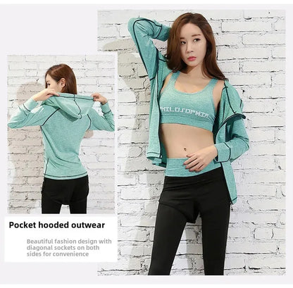 Ensemble de Yoga Femme 3 Pièces – Séchage Rapide & Ultra Léger – Style Tendance Été - BLACKBEARD OUTDOOR INDUSTRIES