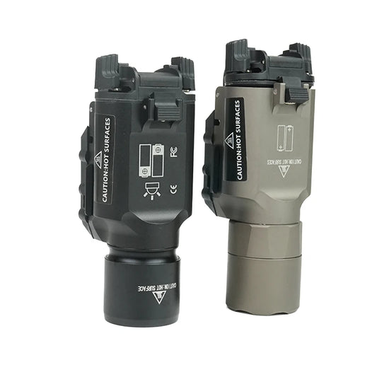 Lampe Tactique X300 / X300U – Rail Picatinny 20mm, LED, Modes Continu & Momentané, Chasse Airsoft