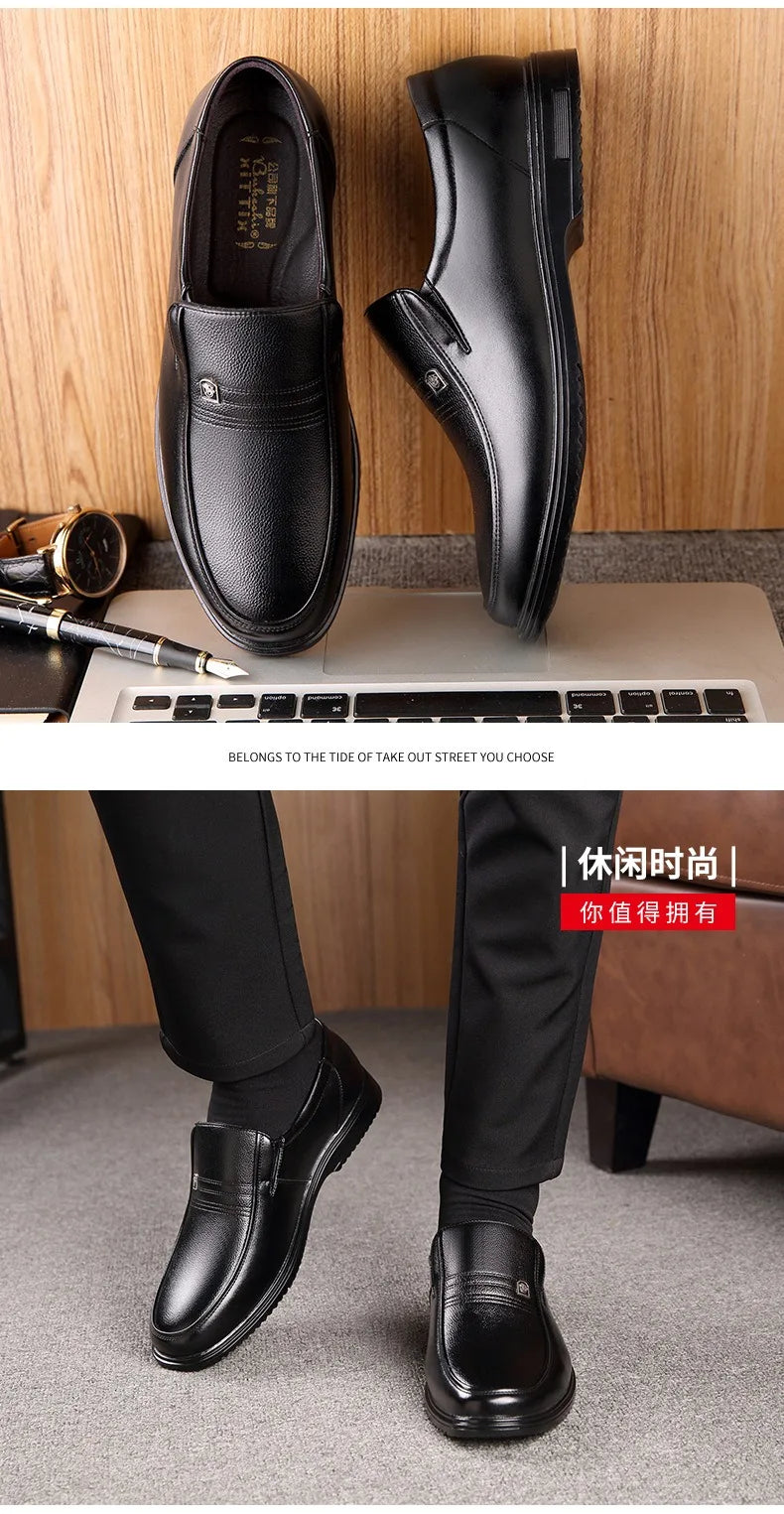 Chaussures en Cuir Véritable pour Homme – Mocassins Élégants, Style Business Casual – Confort Exceptionnel et Respirabilité – Chaussures Plates Classiques et Durables BLACKBEARD OUTDOOR INDUSTRIES