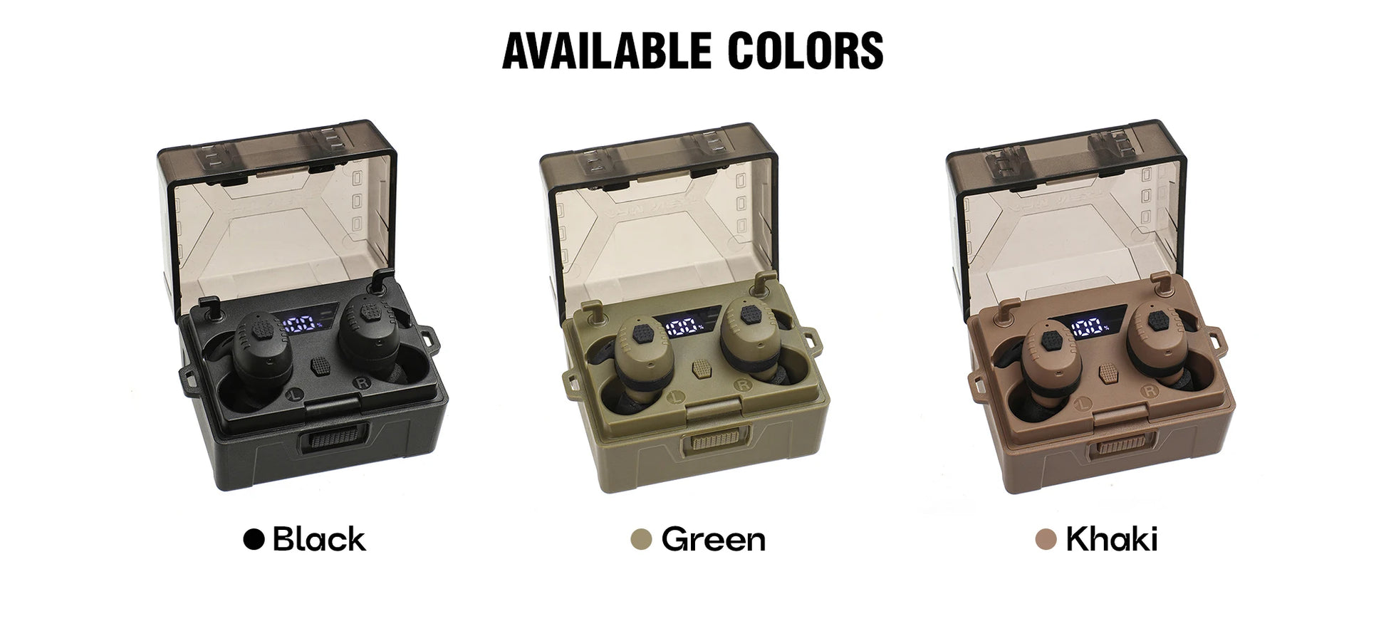 Boules Quies de Tir avec Annulation Active du Bruit (ANC) – Protection Auditive Militaire Bluetooth NRR27dB pour Chasse et Tir - BLACKBEARD OUTDOOR INDUSTRIES