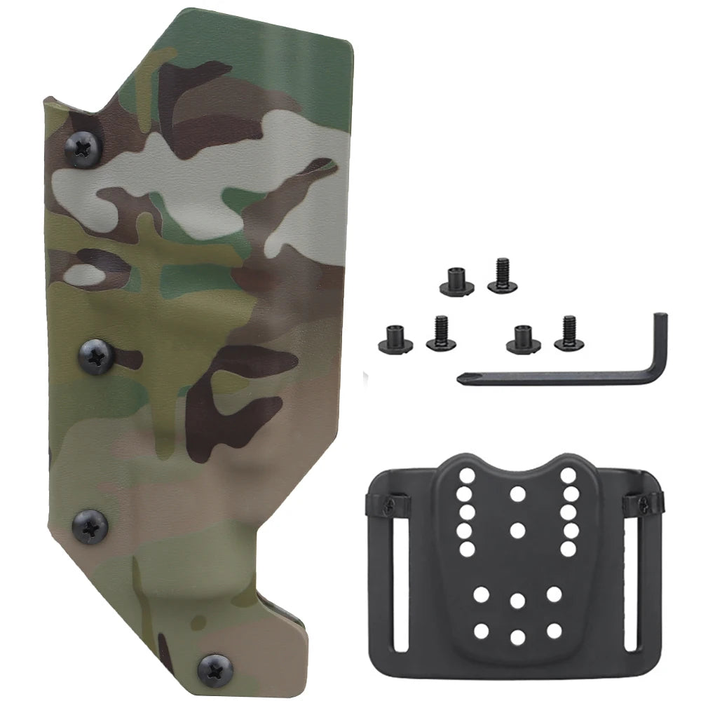 Holster Kydex Tactique OWB – Glock 17/19/20/21/45, CZ P-10C, HK VP9, Springfield XD, Walther PPQ + X300 | 5 Coloris - BLACKBEARD OUTDOOR INDUSTRIES