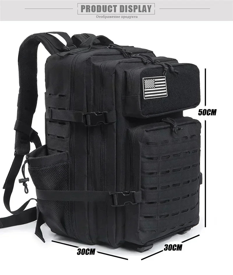 Sac à Dos Tactique Outdoor 25L/45L – Laser Cut MOLLE, Rucksack Polyvalent pour Homme et Femme - BLACKBEARD OUTDOOR INDUSTRIES