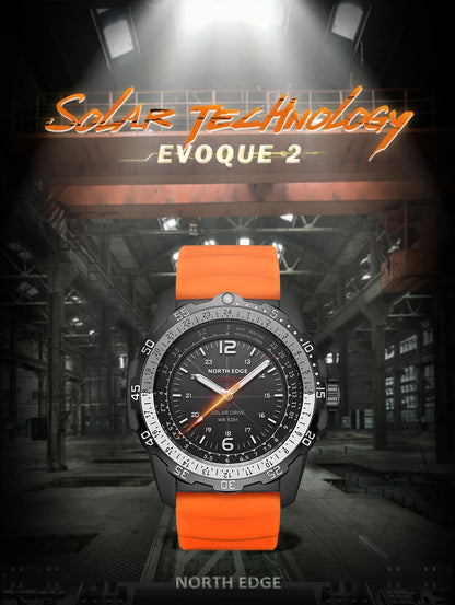 NORTH EDGE EVOQUE2 – Montre Solaire Sport pour Homme - BLACKBEARD OUTDOOR INDUSTRIES