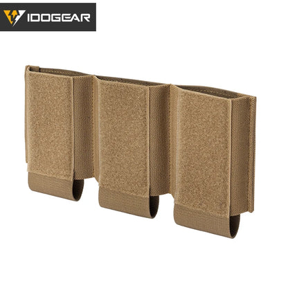 Poche à Chargeurs Tactique 5.56 Triple IDOGEAR – Modèle DOPE avec Fixation Élastique Hook & Loop - Référence 3598 - BLACKBEARD OUTDOOR INDUSTRIES