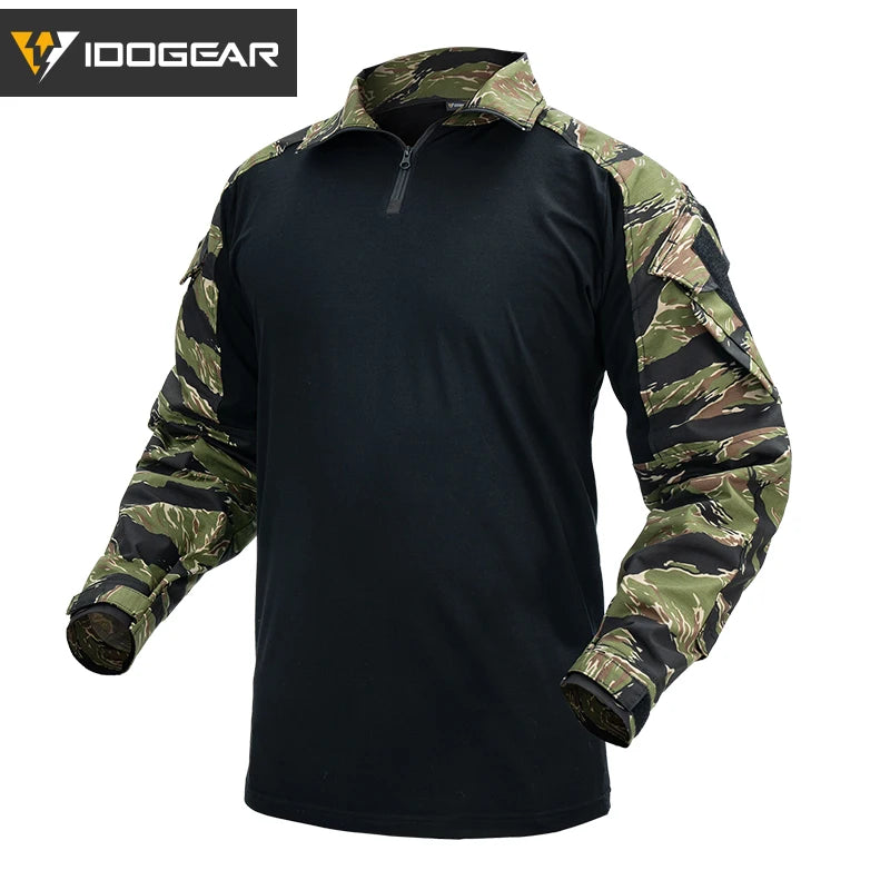 Chemise tactique IDOGEAR G3 combat avec coudières airsoft - BLACKBEARD OUTDOOR INDUSTRIES