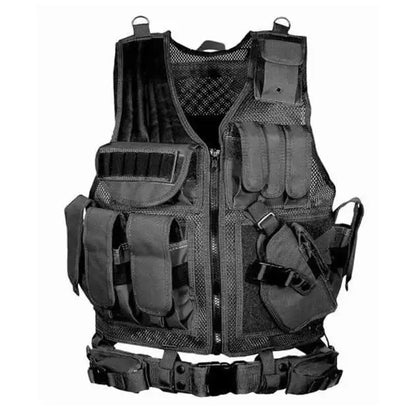 Gilet d’intervention tactique ajustable pour armée, chasse et entraînement Airsoft - BLACKBEARD OUTDOOR INDUSTRIES