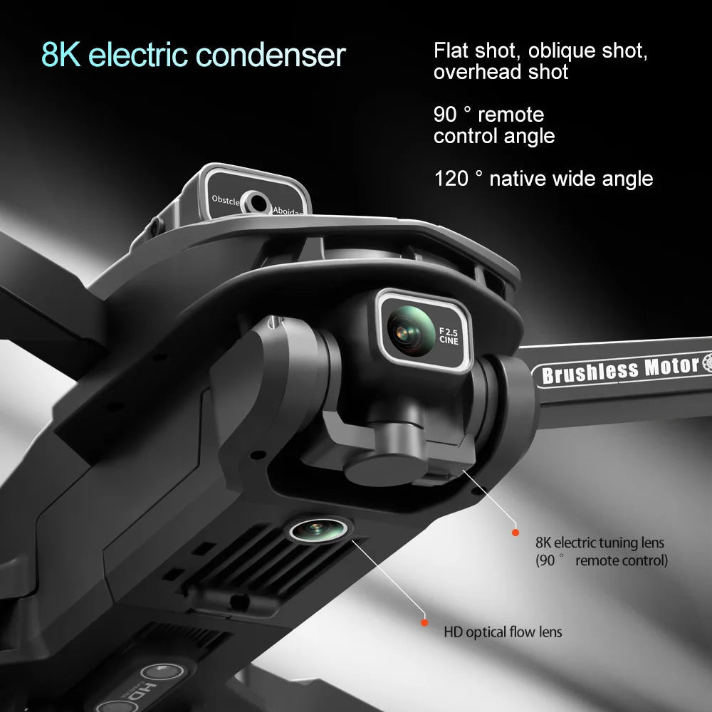 2025 V168 Pro MAX GPS Drone 8K Professional HD Camera 5G WIFI FPV 360° Ma boutique