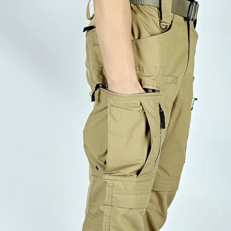 Pantalon Cargo Homme Tactique Résistant – Multi-Poches, Style Militaire, Printemps/Automne - BLACKBEARD OUTDOOR INDUSTRIES