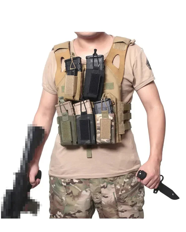 Porte chargeurs Tactical EDC Triple pour M4, M14, M16, AK, AR, Glock (Système MOLLE) BLACKBEARD OUTDOOR INDUSTRIES