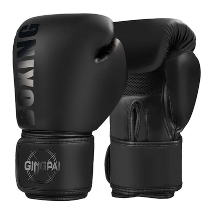 Gants de Boxe Cuir PU – MMA / Muay Thai / Sanda – 6 8 10 12 oz – Adulte & Enfant Unisexe - BLACKBEARD OUTDOOR INDUSTRIES