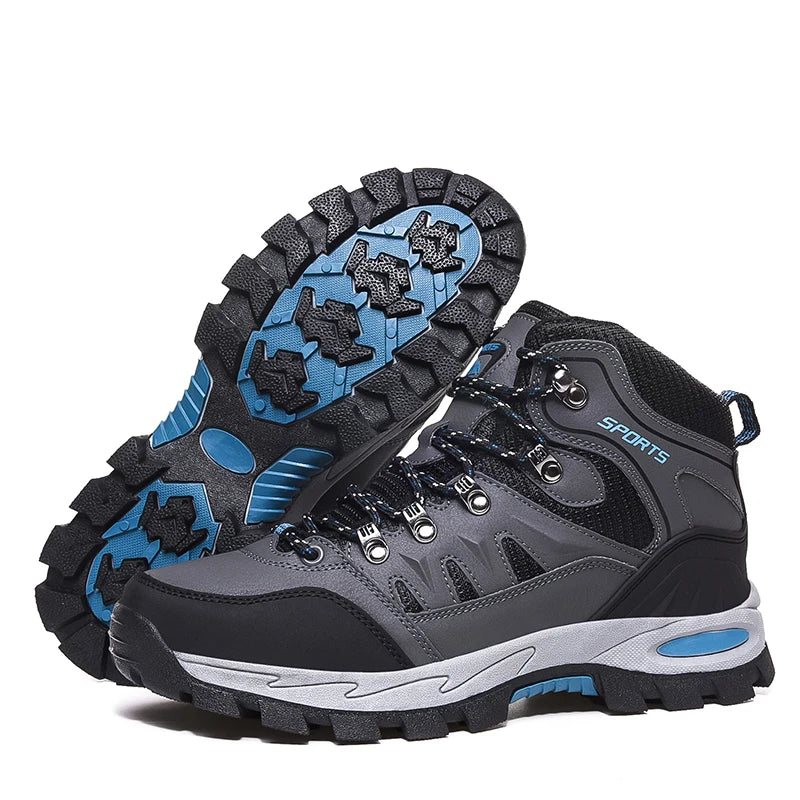 Chaussures de randonnée imperméables homme et femme, montantes
