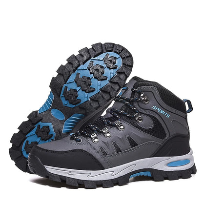Chaussures de randonnée imperméables homme et femme, montantes