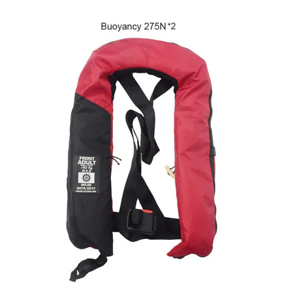 Gilet de Sauvetage Gonflable Automatique Adulte – Double Airbag 150N / 275N Certifié