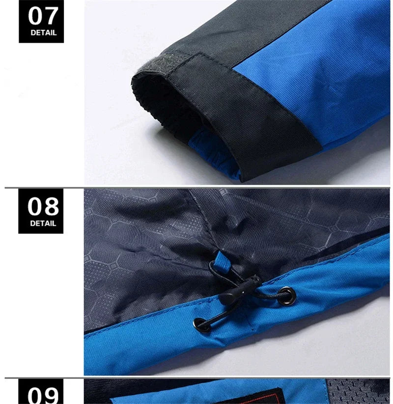 Parka Hiver Homme 2024 - Veste Chaude Imperméable avec Capuche Amovible | Coupe-Vent Militaire Fleece Jusqu’au 9XL - BLACKBEARD OUTDOOR INDUSTRIES