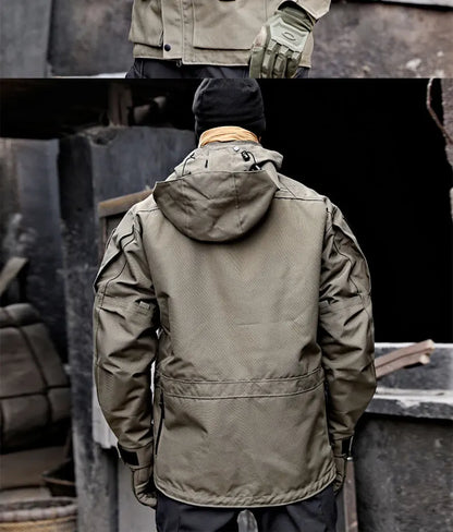 Manteau Trench Militaire Tactique Long et Moyen - Veste Extérieure Résistante et Imperméable - BLACKBEARD OUTDOOR INDUSTRIES