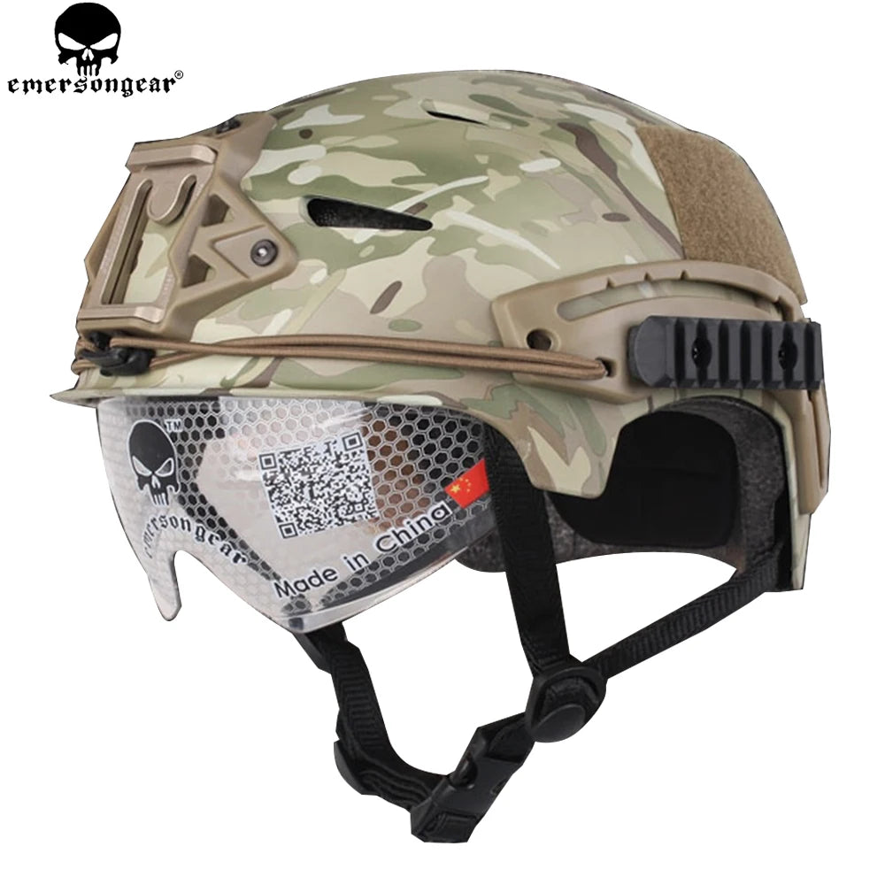 Casque type bump pour airsoft, réglable 58–64 cm