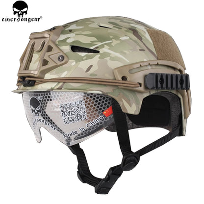 Casque type bump pour airsoft, réglable 58–64 cm