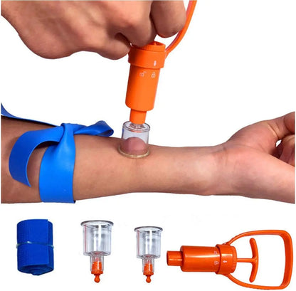 Kit Extracteur de Venin Morsure & Piqûre – Pompe Aspiration Premiers Secours Outdoor