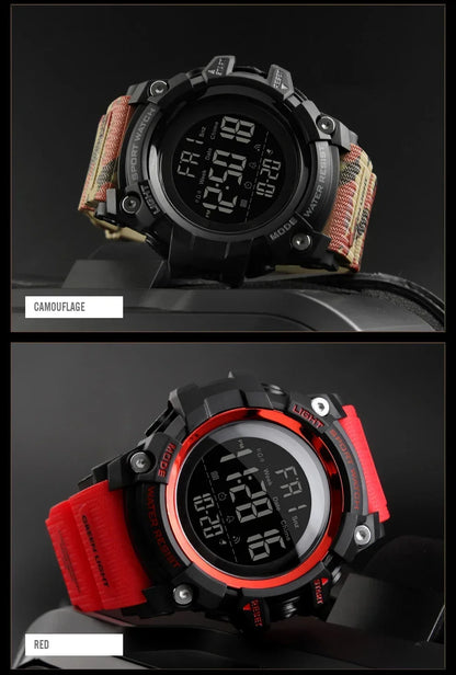Montre Digitale Sport Homme SKMEI 1384 – Résistante et Multifonction - BLACKBEARD OUTDOOR INDUSTRIES