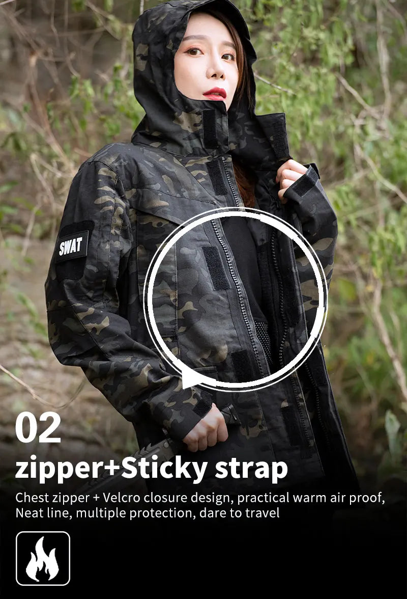 Veste Tactique Homme M65 | HAN WILD – Imperméable, Coupe-Vent, Multifonction - BLACKBEARD OUTDOOR INDUSTRIES