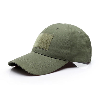 Casquette militaire camouflage tactique avec velcro, réglable