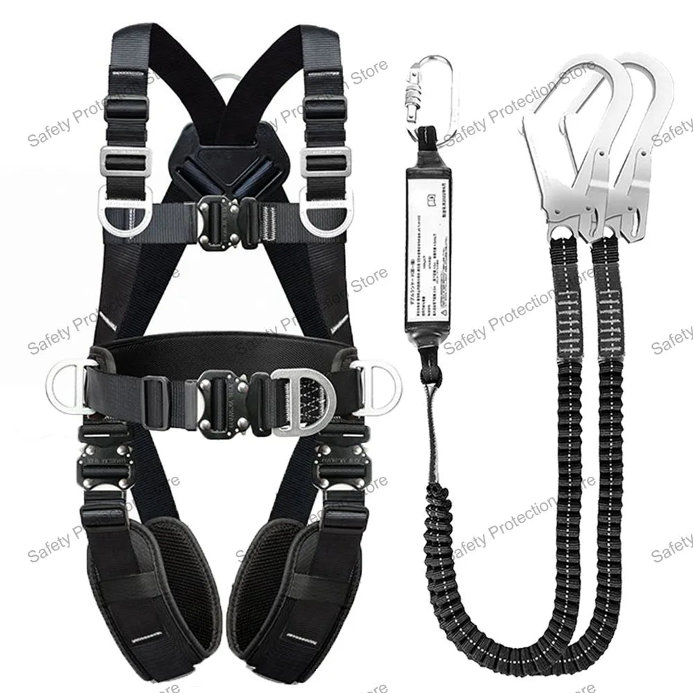 Harnais de Sécurité Intégral pour Travail en Hauteur – Ceinture de Sécurité 5 Points - BLACKBEARD OUTDOOR INDUSTRIES