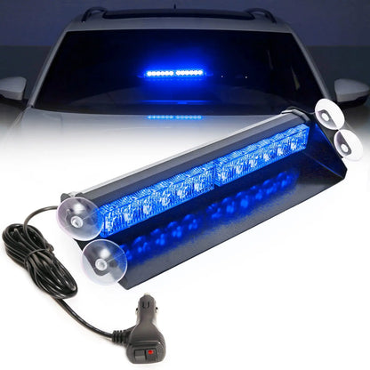 Gyrophare LED 12LED Barre Lumineuse d'Urgence — Police, Ambulance, Pompiers | 12-24V | IP67 - BLACKBEARD OUTDOOR INDUSTRIES