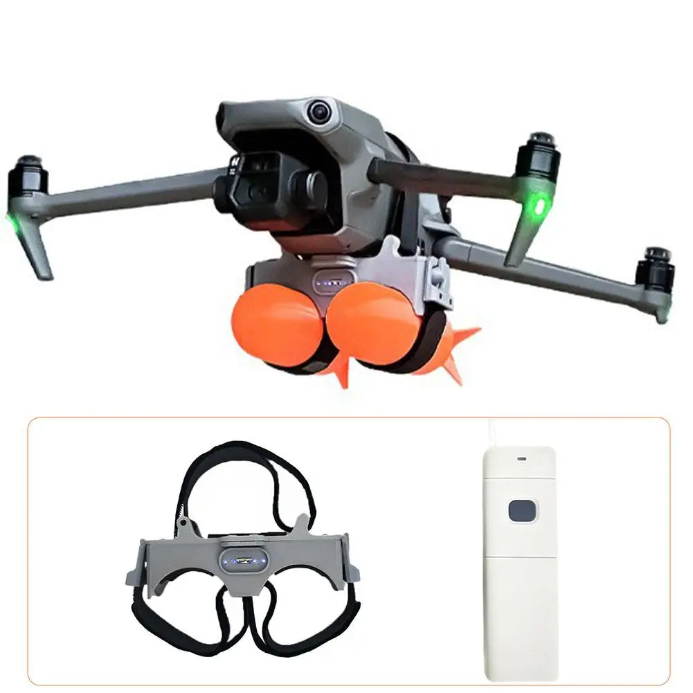 Lanceur Airdrop Double Télécommandé pour Drone DJI Air 2/3, Mavic 3/4 — Airsoft & Livraison RC - BLACKBEARD OUTDOOR INDUSTRIES