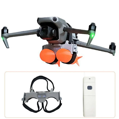 Lanceur Airdrop Double Télécommandé pour Drone DJI Air 2/3, Mavic 3/4 — Airsoft & Livraison RC - BLACKBEARD OUTDOOR INDUSTRIES