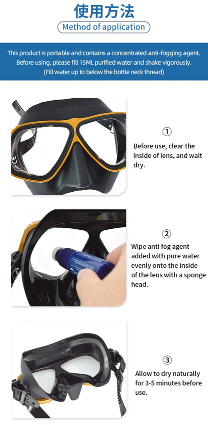 Nano Agent Anti-buée KEEP DIVING de 15 ml Ma boutique