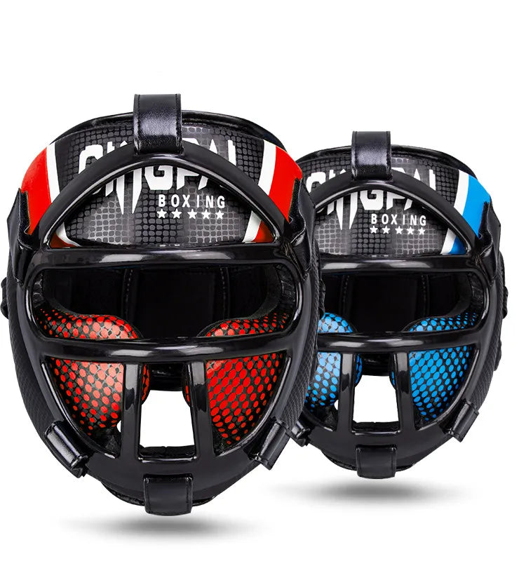 Casque de Boxe Intégral avec Masque – MMA / Muay Thai / Taekwondo – Adulte & Enfant - BLACKBEARD OUTDOOR INDUSTRIES