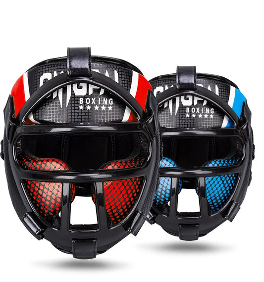 Casque de Boxe Intégral avec Masque – MMA / Muay Thai / Taekwondo – Adulte & Enfant - BLACKBEARD OUTDOOR INDUSTRIES