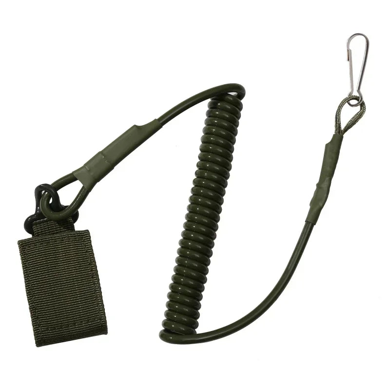 Longe Tactique Élastique Anti-Perte Nylon – Crochet Métal | Ceinture, Gilet, Lampe, Clés | 8 Coloris - BLACKBEARD OUTDOOR INDUSTRIES
