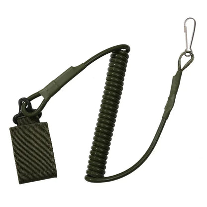 Longe Tactique Élastique Anti-Perte Nylon – Crochet Métal | Ceinture, Gilet, Lampe, Clés | 8 Coloris - BLACKBEARD OUTDOOR INDUSTRIES