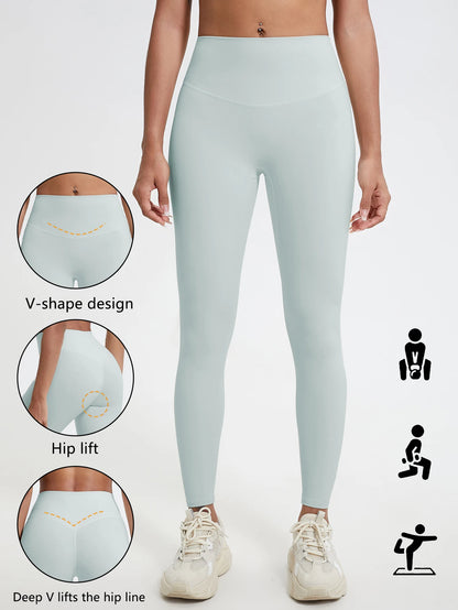 Legging Sport Femme Taille Haute – Gainant, Séchage Rapide, Yoga & Running