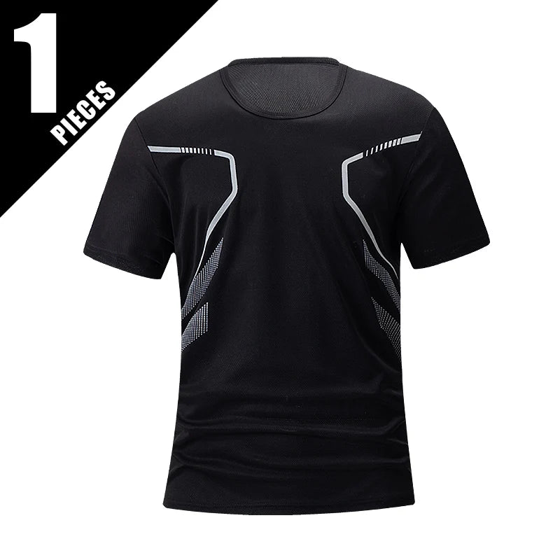 T-shirt Homme Imprimé Séchage Rapide | Respirant Manches Courtes | Coupe Ample Grande Taille | Lot de 1, 3 ou 4 - BLACKBEARD OUTDOOR INDUSTRIES