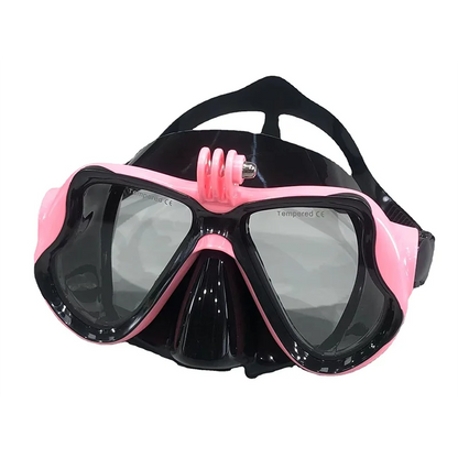 Masque de plongée et snorkeling adulte en verre trempé