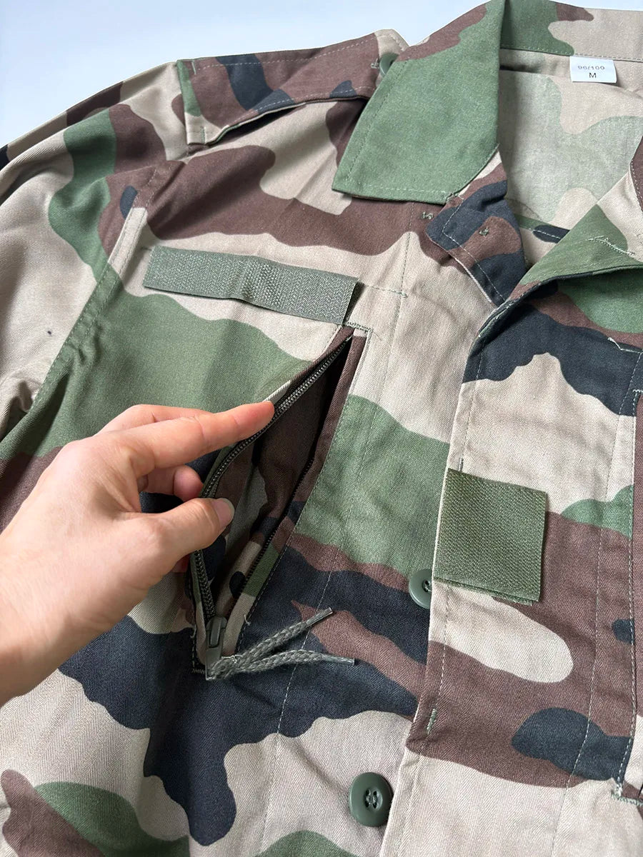 Ensemble Uniforme Militaire Français F2 Camouflage CE – Veste + Pantalon Combat Homme Outdoor - BLACKBEARD OUTDOOR INDUSTRIES