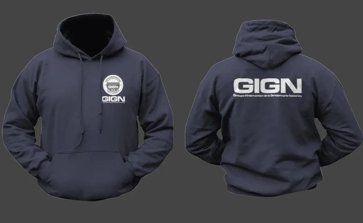 Hoodie GIGN Forces Spéciales Gendarmerie Française | Sweatshirt Tactique - BLACKBEARD OUTDOOR INDUSTRIES