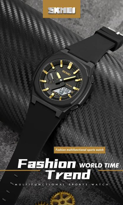 Montre de Sport SKMEI 2091 pour Homme – Montre Numérique Militaire Résistante à l'Eau avec Fonction Compte à Rebours et Date - BLACKBEARD OUTDOOR INDUSTRIES