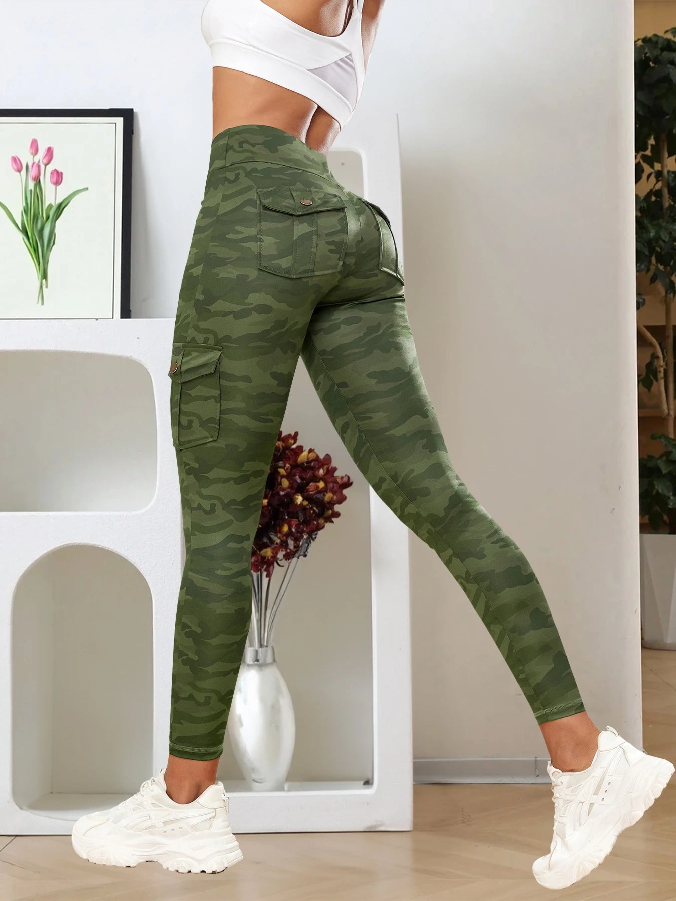 Legging Yoga Femme Sans Coutures Taille Haute – Poche, Gainant, Butt Lift - BLACKBEARD OUTDOOR INDUSTRIES