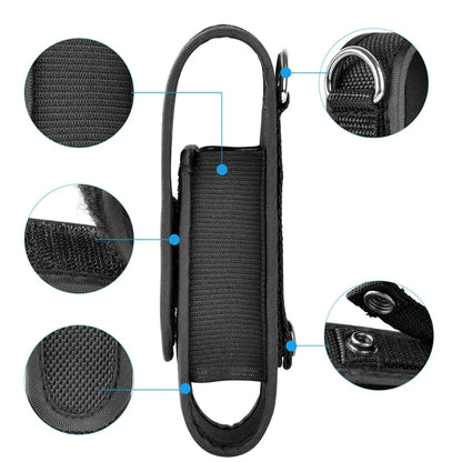 Pochette porte-lampe torche à la ceinture en nylon